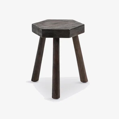 La Redoute Tomati Solid Mahogany Stool