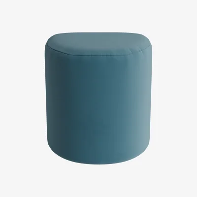 Loaf Poppet Stool (Teacup Teal Clever Velvet)