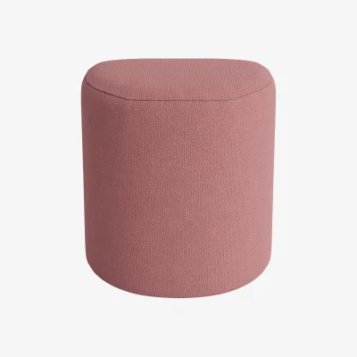 Loaf Poppet Stool (Rosy Posy Clever Slubby Cotton)