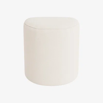 Loaf Poppet Stool (Frothy Milk Clever Slubby Cotton)
