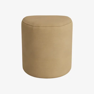 Loaf Poppet Stool (French Mustard Clever Cotton)