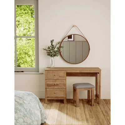 Marks & Spencer M&S Salcombe Dressing Table and Stool - Natural, Natural