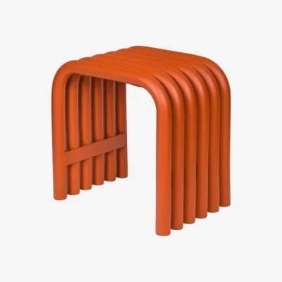 Made in Design Nokk Stool metal orange - NOO.MA