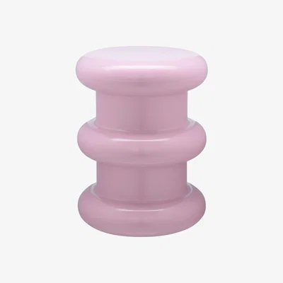 Made in Design Pilastro Stool - H 46 x Ø 35 cm - By Ettore Sottsass by Kartell Pink
