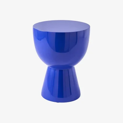 Made in Design Tip Tap Stool plastic material blue - Pols Potten