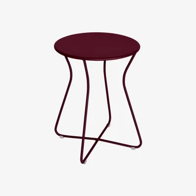 Made in Design Cocotte Stool metal red / End table - H 45 cm / Metal - Fermob