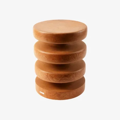 Made in Design Gouda Stool natural wood - Pols Potten