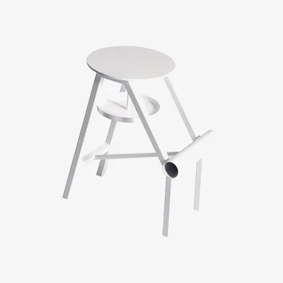 Made in Design Shoe Stool by Opinion Ciatti White