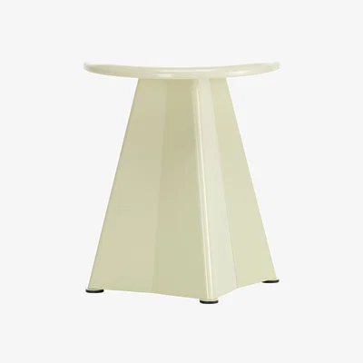 Made in Design Métallique Stool metal white / Jean Prouvé (1936 - Vitra