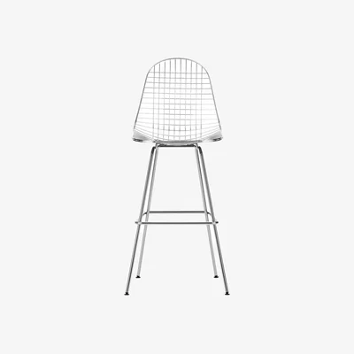 Made in Design Wire Stool High High stool metal / H 79.5 cm - Eames, 1951 - Vitra