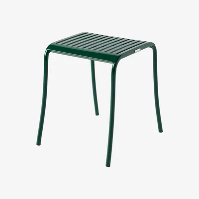 Made in Design Patio Lames Stool metal green / Lattes - Tolix