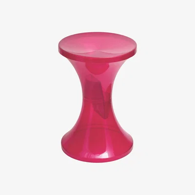 Made in Design Tam Tam Krystal Stool plastic material pink / 1968 Reissue - Stamp Edition