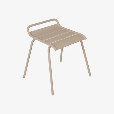 Made in Design Monceau Stackable stool - / Steel by Fermob Beige