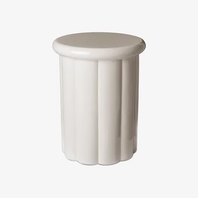 Made in Design Roman Stool - / Lacquered plastic by Pols Potten Beige
