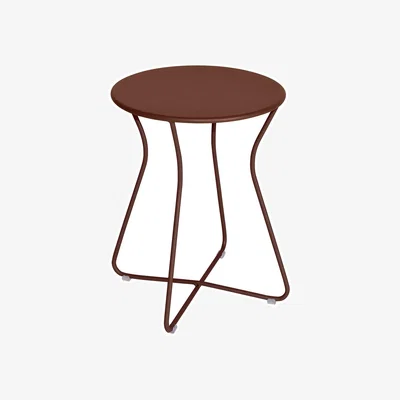 Made in Design Cocotte Stool metal red / End table - H 45 cm / Metal - Fermob