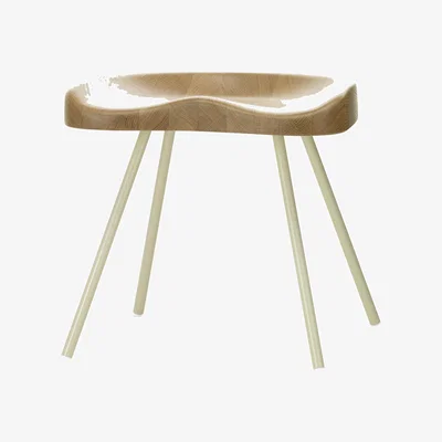 Made in Design N° 307 Stool natural wood / Jean Prouvé (1951 - Vitra