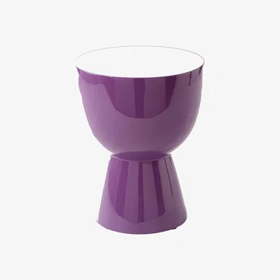 Made in Design T Stool plastic material purple - Pols Potten