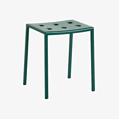 Made in Design Balcony Stool metal green / Steel - Hay
