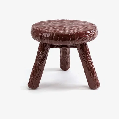Made in Design Milk Stool - / Ø 43 x H 35 cm - Fibreglass by Seletti Brown