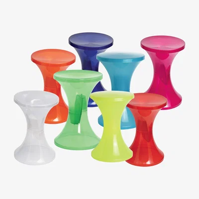 Made in Design Tam Tam Krystal Stool by Stamp Edition Red
