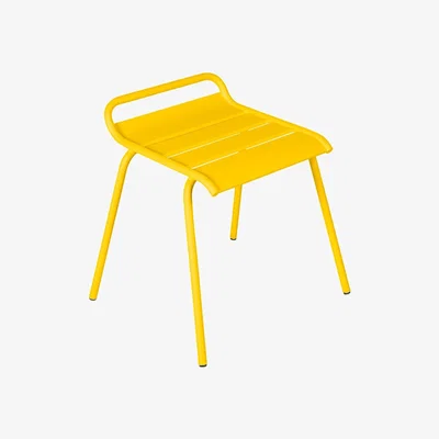 Made in Design Monceau Stackable stool - / Steel by Fermob Yellow