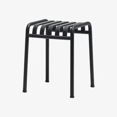 Made in Design Palissade Stool - H 45 cm  - R & E Bouroullec by Hay Grey/Black