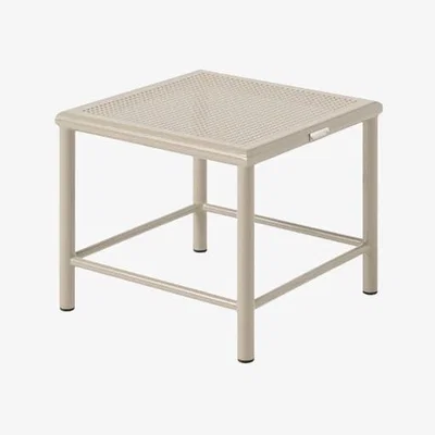 Made in Design T37 Tressé Stool metal beige / Woven seat - Tolix