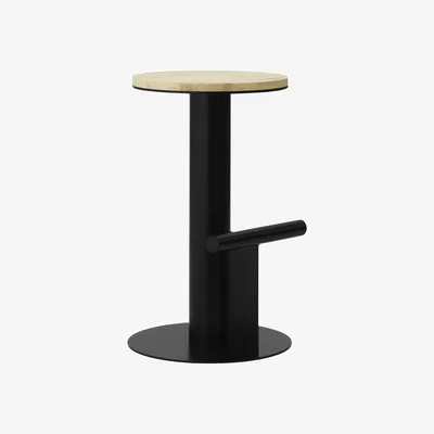 Made in Design Pole High stool metal black / H 65 cm - Normann Copenhagen