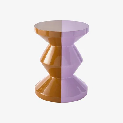 Made in Design Stool Zig Zag by Carice van Houten plastic material / Limited edition - Lacquered plastic - Pols Potten