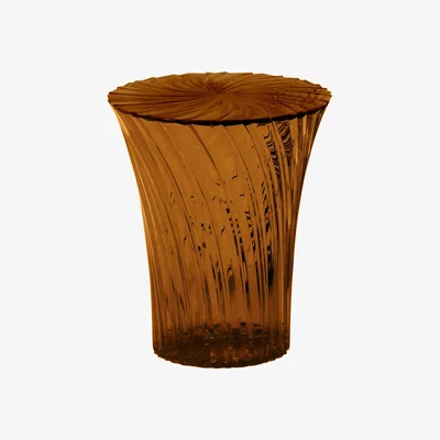 Made in Design Sparkle Stool by Kartell Orange