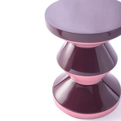 Made in Design Stool Zig Zag by Carice van Houten plastic material / Limited edition - Lacquered plastic - Pols Potten