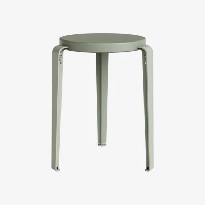 Made in Design Lou Chroma Stackable stool wood green / Eco-certified Wood - TIPTOE