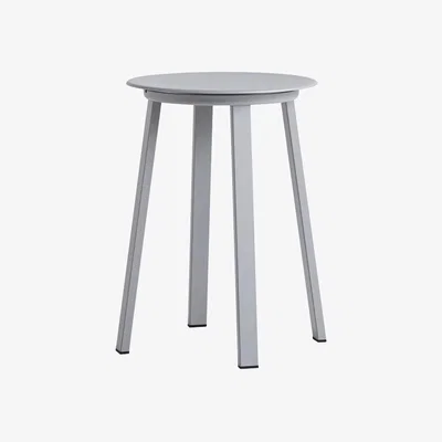 Made in Design Revolver Stool - pivotant / H 48 cm - Métal by Hay Grey