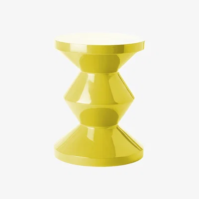 Made in Design Zig Zag Stool - Stool/Low table - Exclusivity by Pols Potten Yellow