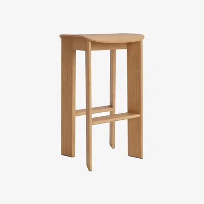 Made in Design Chisel 30 High High stool natural wood / H 75 cm - Hay
