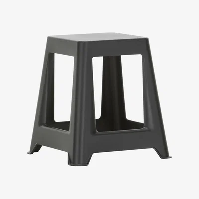 Made in Design Chap RE Stool - / Recycled polyamide by Vitra Black