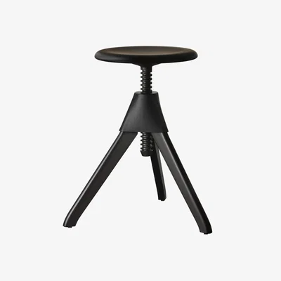 Made in Design Jerry Stool - H 50 to 66 cm by Magis Black