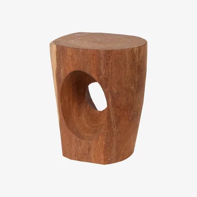 Made in Design Devil's Eye Stool by Pols Potten Natural wood