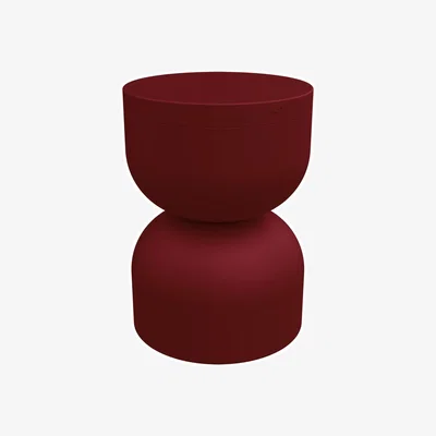 Made in Design Piapolo Stool metal red / Storage box - Fermob