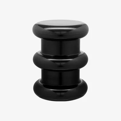 Made in Design Pilastro Stool - H 46 x Ø 35 cm - By Ettore Sottsass by Kartell Black