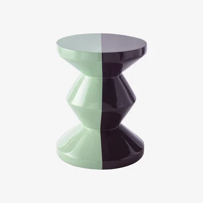 Made in Design Stool Zig Zag by Carice van Houten plastic material / Limited edition - Lacquered plastic - Pols Potten