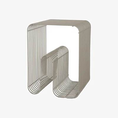 Made in Design Curva End table metal beige / Stool - AYTM
