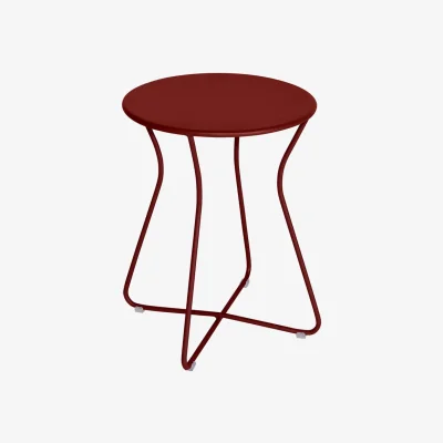 Made in Design Cocotte Stool metal red / End table - H 45 cm / Metal - Fermob
