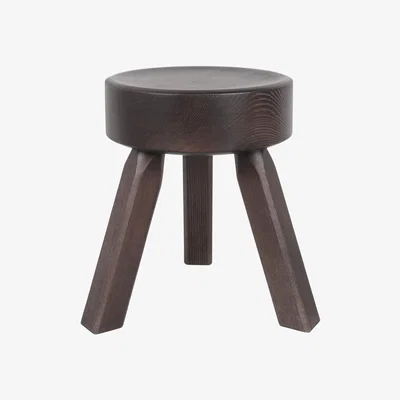 Made in Design AML Stool wood brown / Ø 32.5 x H 32.5 cm - Frama