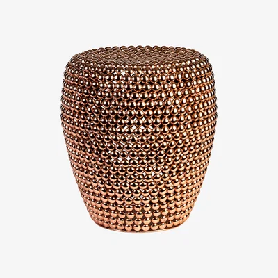 Made in Design Dot Stool by Pols Potten Copper