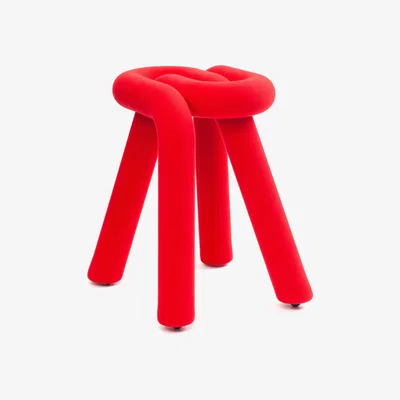 Made in Design Bold Stool - / Padded by Moustache Red