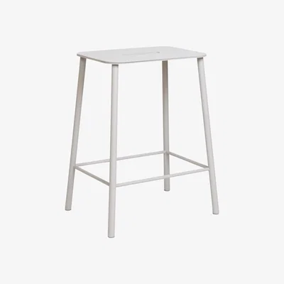 Made in Design Adam Outdoor Stool - / H 50 cm by Frama Grey