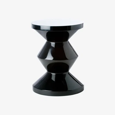 Made in Design Zig Zag Stool - Stool/Low table - Exclusivity by Pols Potten Black