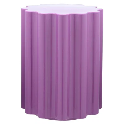 Made in Design Colonna Stool - H 46 x Ø 34,5 cm - By Ettore Sottsass by Kartell Purple