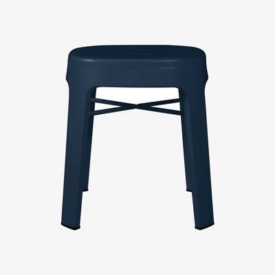Made in Design Ombra Low Stool metal blue / H 45 cm - RS BARCELONA